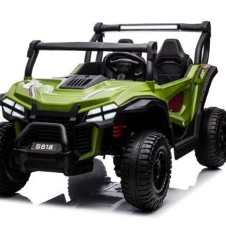 SUPERBUGGY UTV 24V PARA NIÑOS, 2 PLAZAS, VERDE, RC    INDA597-LE13547